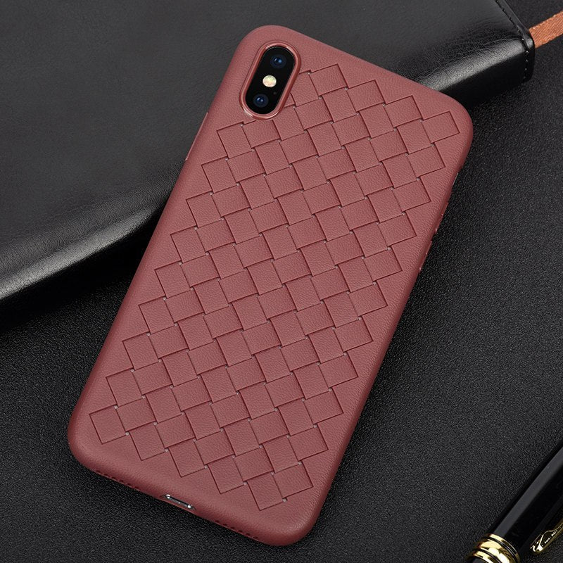 Luxury grid weaving case Luxury grid weaving case